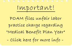 Unfair labor practice charge filed by POAM