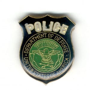 wounded police badge