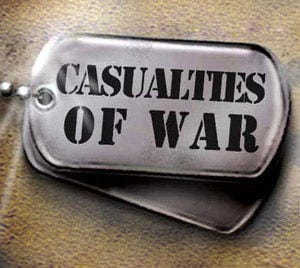 Casualties of War Infographic
