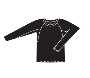 Our Own Products Long Sleeve Black Shirt