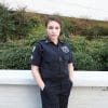 police woman with body camera