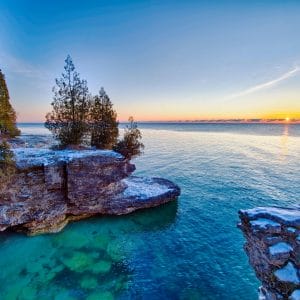 Dawn Sky Sunrise Michigan Nature Lake The National Parks and you | Retirement Mental Well Being