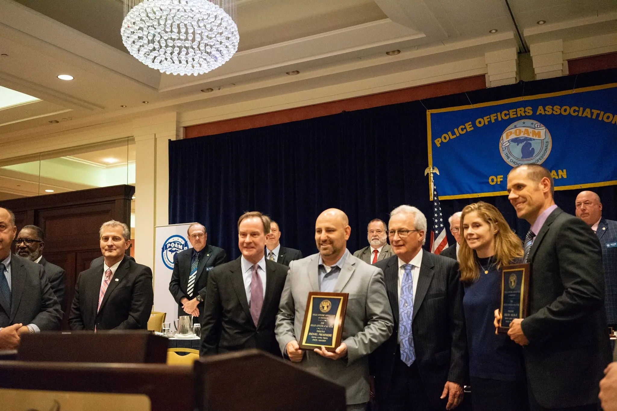 2018 POAM Distinguished Service Award: Detectives Michael Preadmore & Brian Sroka, Monroe County Sheriff’s Office