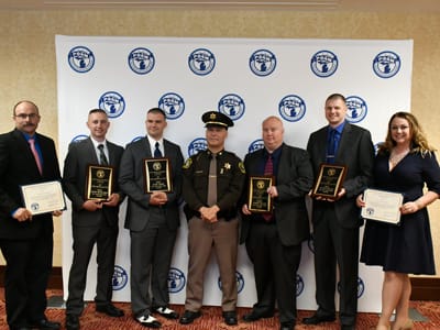 Clare County DSA Officers Receive P.O. of the Year Awards - POAM Annual Convention 2019