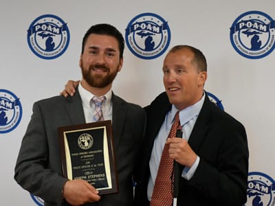 Joseph Stephens - POAM 2019 Police Officer of the Year Award Recipient