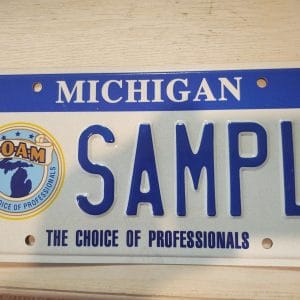 POAM License Plate