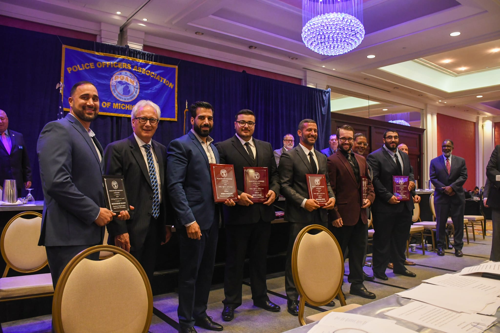 Dearborn Heights Police Department - Officers received POAM Police Officer of the Year awards
