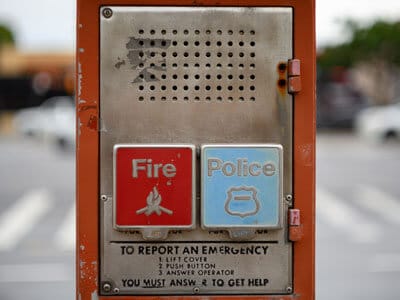 Fire and Police Help Signal Buttons | Photo by Michael Jin, Unsplash | New Haven Fire Department Training Sessions