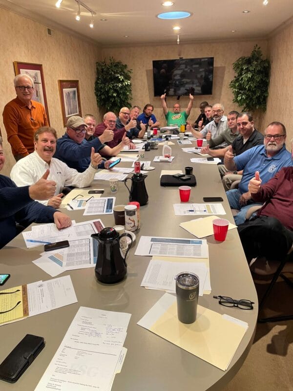 The POAM Executive Board's Excitement for the House Bill 4001 Passing, February 2023.