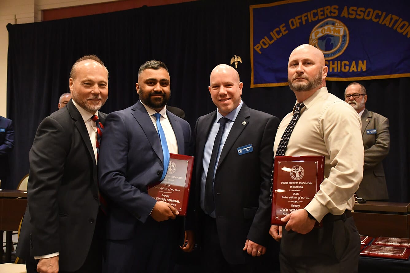 Calhoun County Deputy Sheriff's Association's Officers Sumbal and Williamson | Police Officer of the Year Awards - May 2023 | POAM