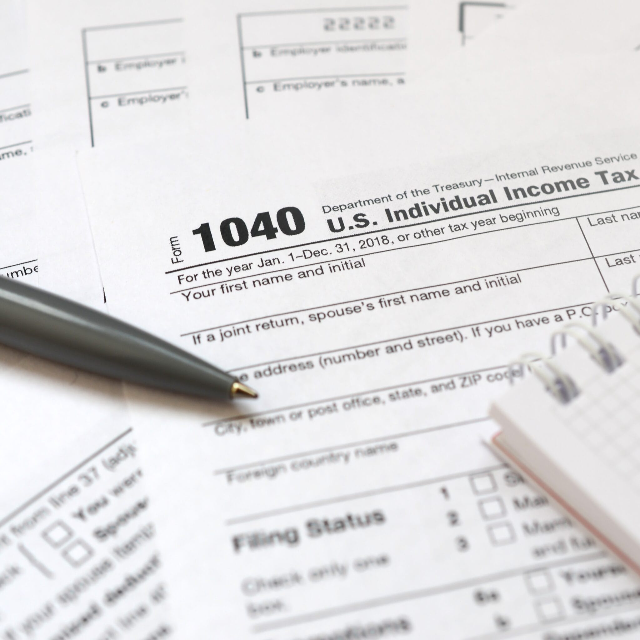 An image of a tax form for RPA's Guide: 2024 Tax Guide