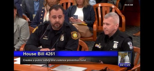 On Thursday, April 17, 2025, POAM Executive Members Anthony Hall, Livonia Police Officers Association, and Alex McNulty, Canton Township Police Officers Association, testified before the Michigan House Government Operations Committee in support of House Bills 4260 and 4261, Public Safety Trust Fund Legislation.