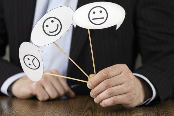 Investor with different feelings | Cognitive and behavioral biases