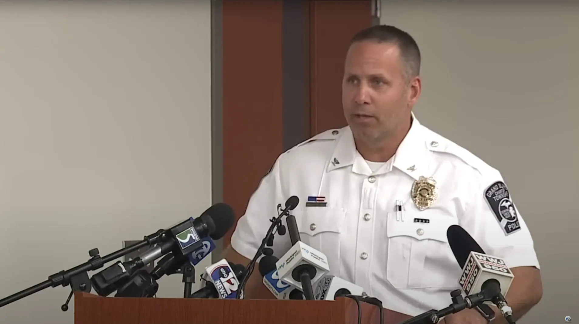 Police Chief William Renye_Grand Blanc Twp. Church Shooting Update